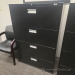 Black Staples 4 Drawer Lateral File Cabinet